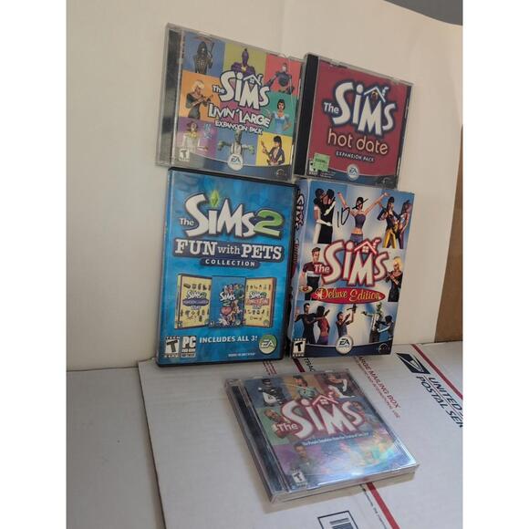 Lot Of 5 The Sims Pc Game Lot See Photos #178